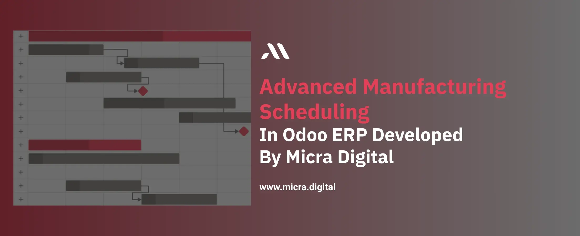 Advanced Manufacturing Scheduling in Odoo ERP Developed by Micra Digital